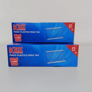 Pino Fixador de Etiquetas Kaz 25mm c/ 5000 Unidades