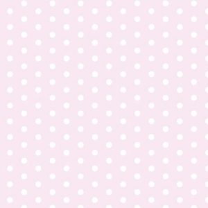 Placa de EVA 40cm x 60cm Estampado Rosa Pastel Poa Branco Make+ 9850