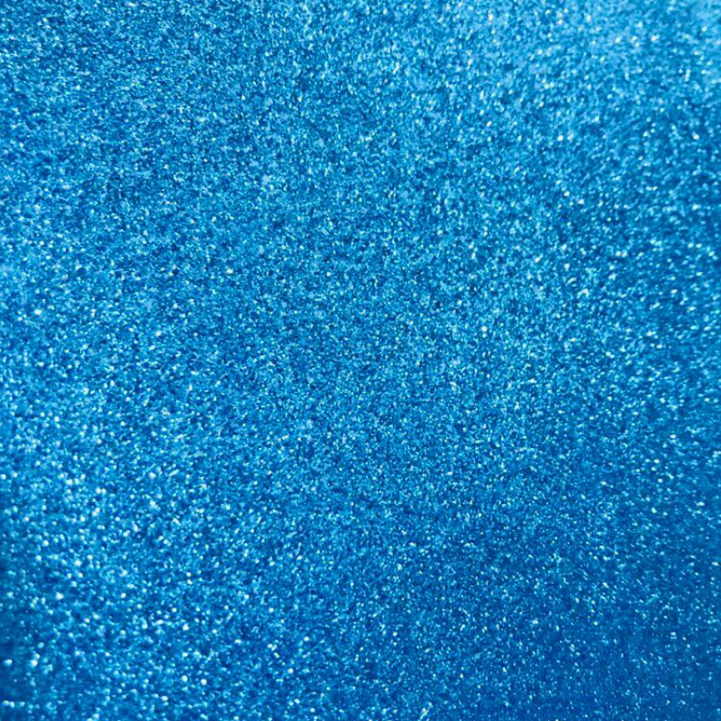 Placa De EVA Make Cm X Cm Glitter Azul Celeste Papelaria Criativa
