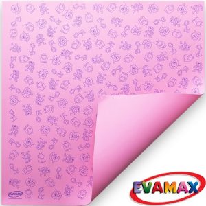 Placa De EVA Evamax Estampado 40cm x 47cm Bichinho C/5 Folhas EVP04164