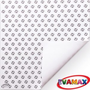 Placa De EVA Evamax Estampado 40cm x 47cm Futebol C/5 Folhas EVP04204