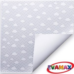 Placa De EVA Evamax Estampado 40cm x 47cm Nuvem C/5 Folhas EVP04198