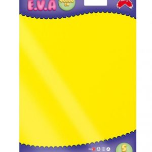 Placa De EVA Make 40cm x 60cm Amarelo Neon C/10 Unidades 9869