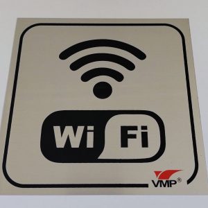 Placa de Sinalização VMP Wi-Fi Fotoluminescente