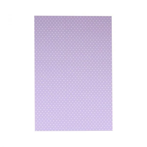 Placa Eva Estampada Candy Poa Lilas 40x60 2mm