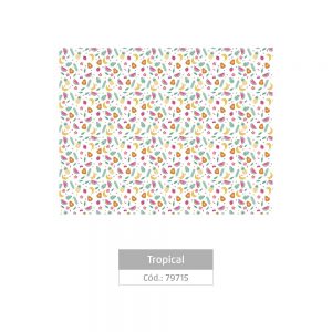 Placa Eva Estampada Tropical 40x60cm 2mm C/ 1 Folha 79715