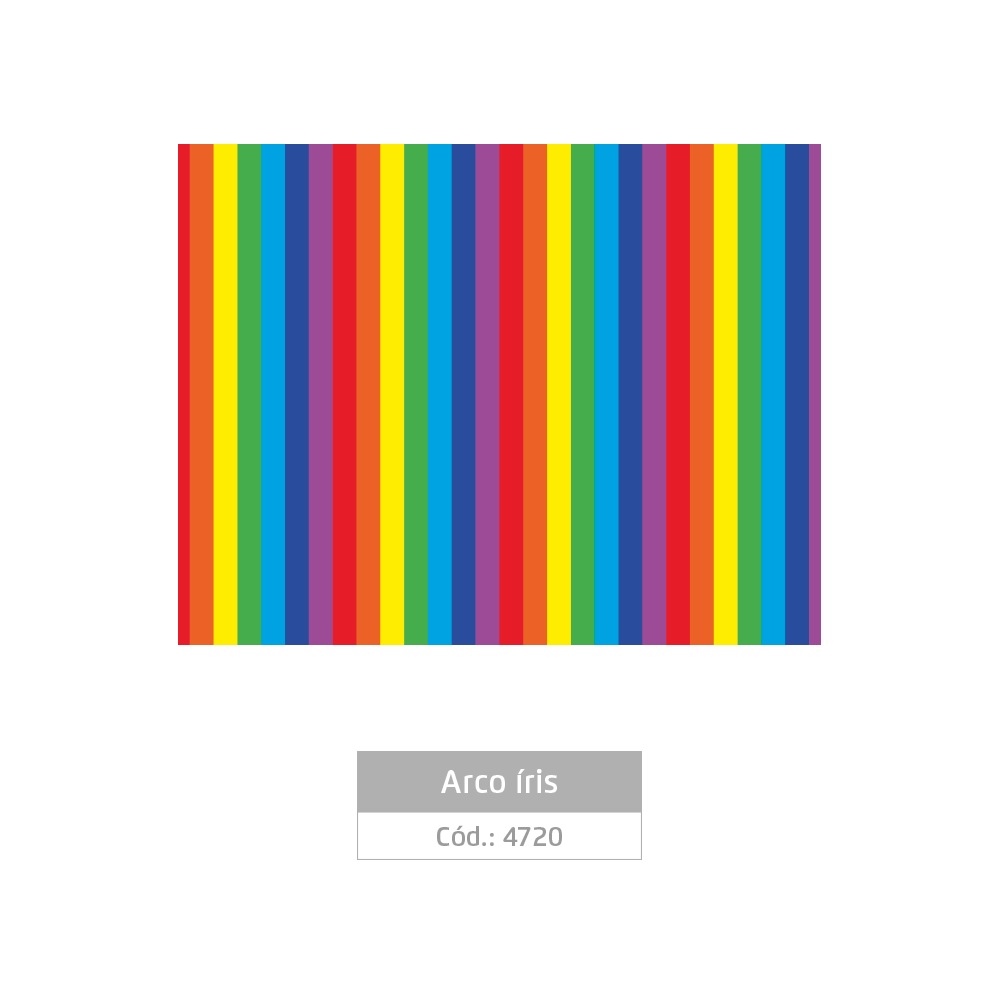 PLACA LEOLEO EVA ESTAMPADO ARCO IRIS 60X40 2MM PCT05 4720