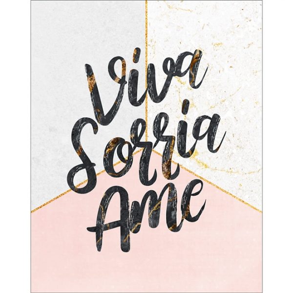 PLACA MDF LITOARTE VIVA SORRIA AME DHPM461