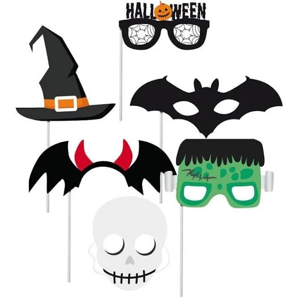 Plaquinhas Acessorios Halloween C/8 Unidades - Cromus