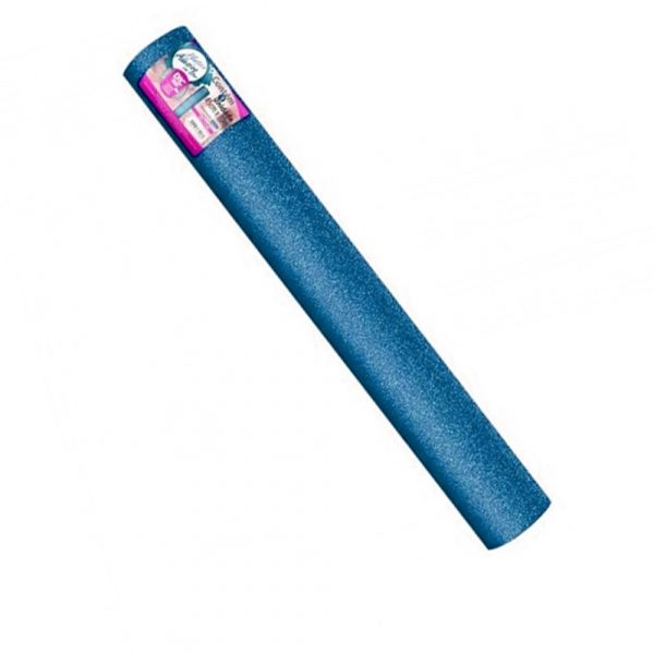 Plastico Adesivo Dac Gliter Azul 1mt 1703AZ