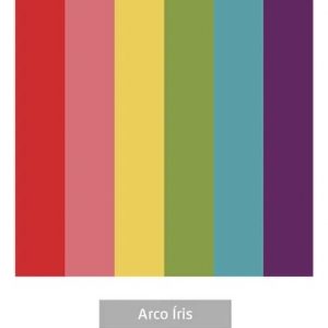 Plastico Adesivo Leotack Love Is Love Arco Iris 10mts 79172