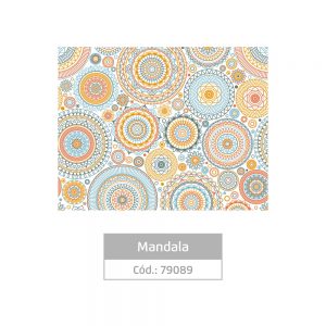 Plastico Adesivo Leotack Mandala 1mt 79089