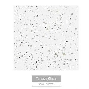 Plastico Adesivo Leotack Terrazo Cinza 1mt 79176