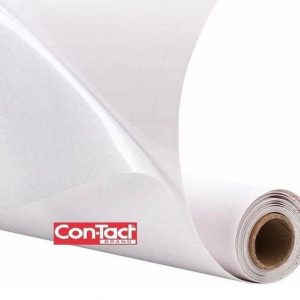 Plástico Adesivo Plavitec Contact Fosco Branco 01 Metro 6540C