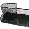 PORTA LAPIS CLIPS LEMBRETE KAZ ARAMADO PRETO/CINZA KZ08250