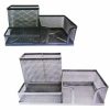 PORTA LAPIS CLIPS LEMBRETE KAZ ARAMADO PRETO/CINZA KZ08250
