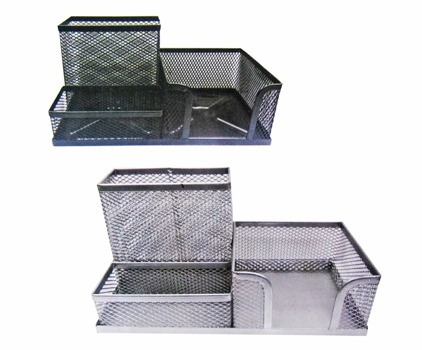 PORTA LAPIS CLIPS LEMBRETE KAZ ARAMADO PRETO/CINZA KZ08250