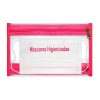Porta Máscara Dupla Face Reflex Transparente com Pink 1395