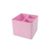 Porta Objetos E Canetas Dello Rosa Pastel 3 Divisões 3020WP0006