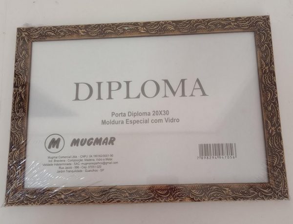 Porta Retrato Especial 20x30 Para Diplomas Mugmar 47056
