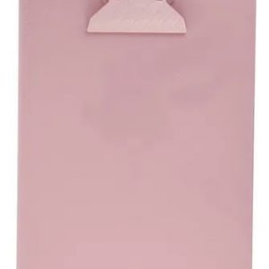 Prancheta A4 Rosa Pastel Com Prendedor Plástico Maxcril 10320614