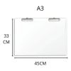 Prancheta Madeira Branco A3 Desenho Stalo Prendedor Metal 8209