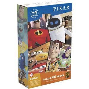 Quebra-Cabeça Puzze Pixar 60 Peças - Grow 03962