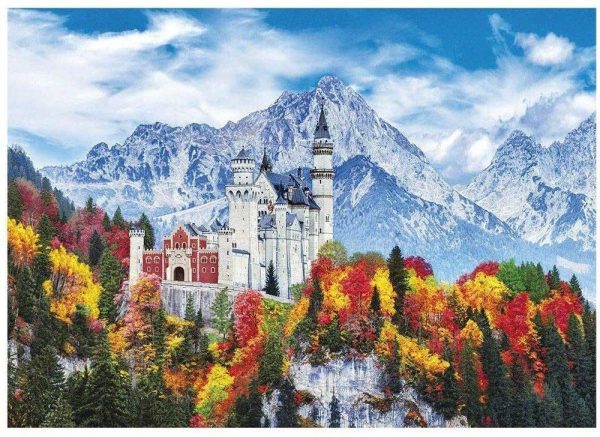 Quebra-Cabeça Puzzle Castelo de Neuschwanstein 1000 peças - Grow 03734