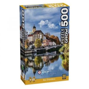 Quebra-Cabeça Puzzle Rio Danúbio 500 Peças + 10 Anos Grow 04255