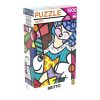 Quebra-Cabeça Puzzle Romero Britto Happy 1000 Peças - Grow