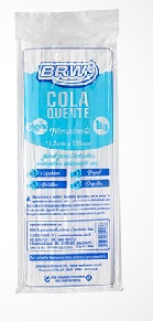 Refil Cola Quente Fina Transparente 1 Kilo 7,5mm x 300mm CQ2003