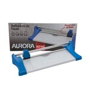 Refiladora Aurora Corta Até 10 Folhas A4 AST410 Azul