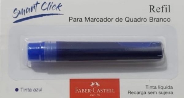 Refíl Quadro Branco Faber Castell Smart Click Azul SM/RFMIX