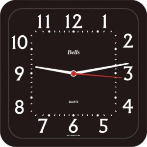 Relógio de Parede Beels Quadrado Preto