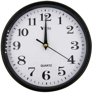 Relógio De Parede Yins Redondo 19,5cm Sortidos YS38140