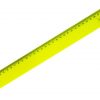 Régua Neon Acrílica 30cm Waleu Amarelo
