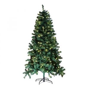 Árvore De Natal Pinheiro Prussia Iluminada 1,80 Metros 798 Galhos 245 Leds Magizi 23642