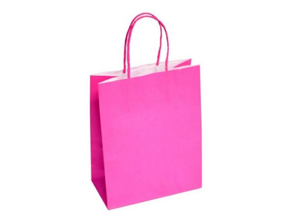 Sacola Presente Kraft LC Pink 0558