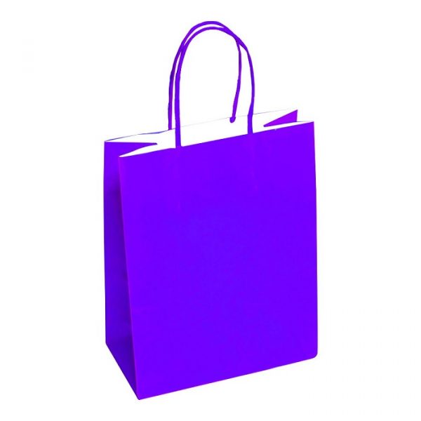 Sacola Presente Kraft LC Roxo 0749