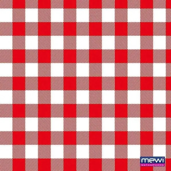 Fundo de padrão xadrez vermelho e branco