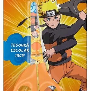 Tesoura Escolar Decorada Naruto 13cm Tris 610009