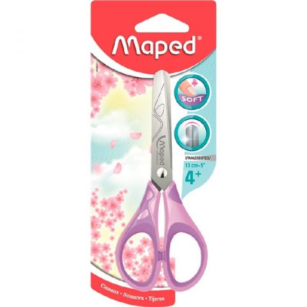 Tesoura Maped Escolar Essentials Soft Pastel 13cm 464411