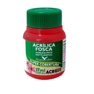 Tinta Acrilica Acrilex Fosca Vermelho Escarlate 508 37ml 03540