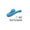 Tinta Acrílica Acrilex Azul Turquesa 20ml 363