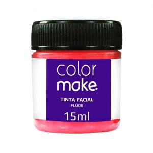 Tinta Facial Líquida Fluor Rosa Escuro 15ml - Colormake