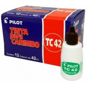 Tinta Reabastecedor Carimbo TC42 Verde Pilot C/12 Unidades
