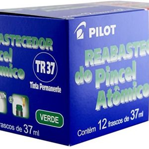 Tinta Reabastecedor Pincel Atomico TR37 Verde Pilot C/12