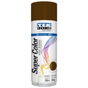 Tinta Spray Marrom BrilhanteTek Bond Uso Geral 350ML