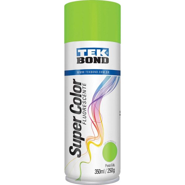 TINTA SPRAY TEK BOND FLUORESCENTE VERDE 350ML 2311006900