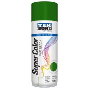 Tinta Spray Verde Brilhante Tek Bond Uso Geral 350ML